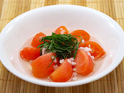 トマトの酢漬け